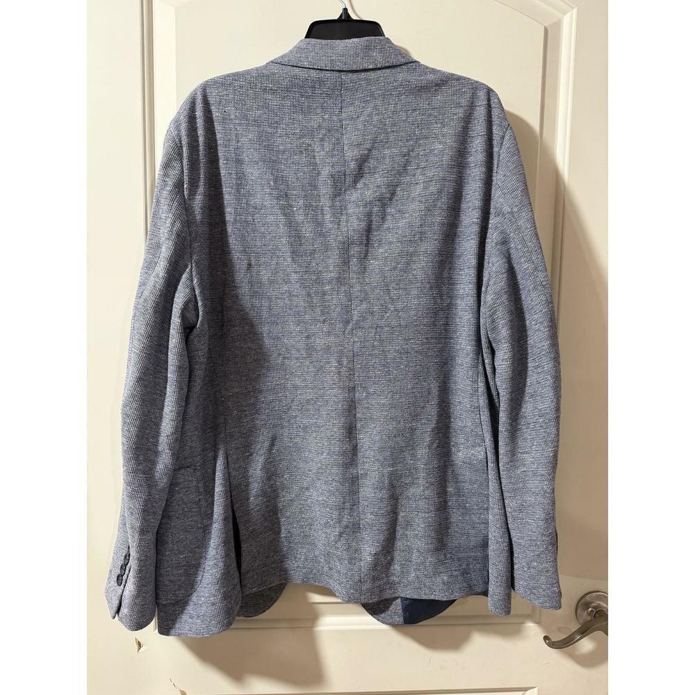 Vince Cotton Men's Slim Fit Casual Blue Sport Coat 46R Rtl $598.00 - Picture 9 of 9